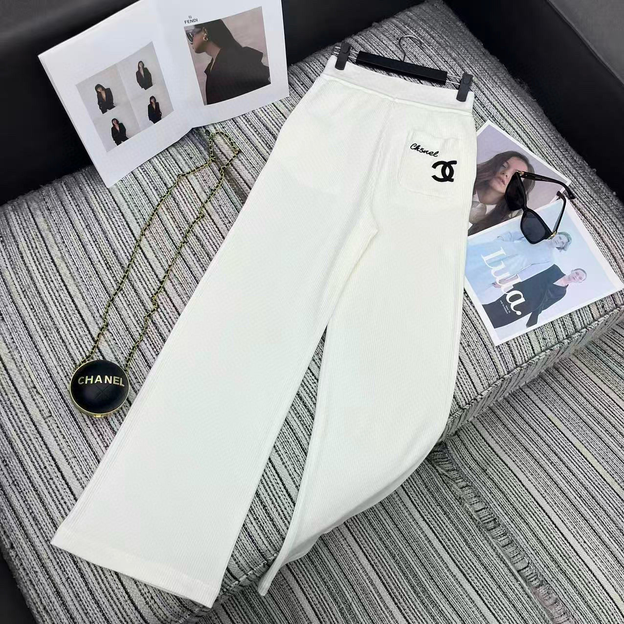 Chanel Hoodie & Jogger Set