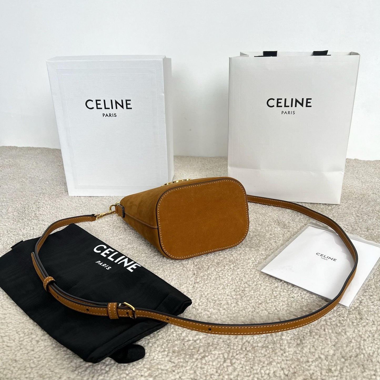 Celine Triomphe Bucket
