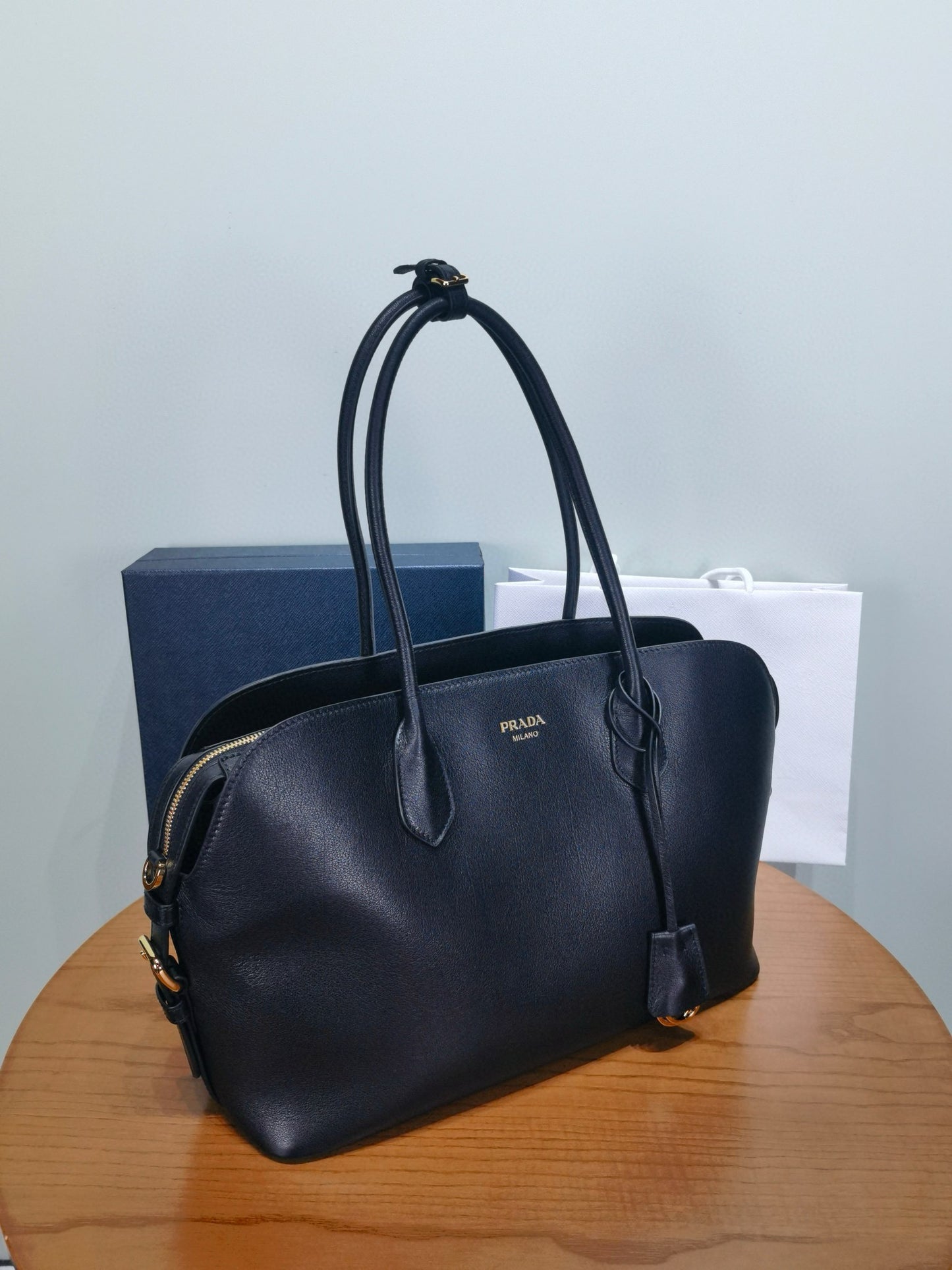 PD Large Leather Tote Bag