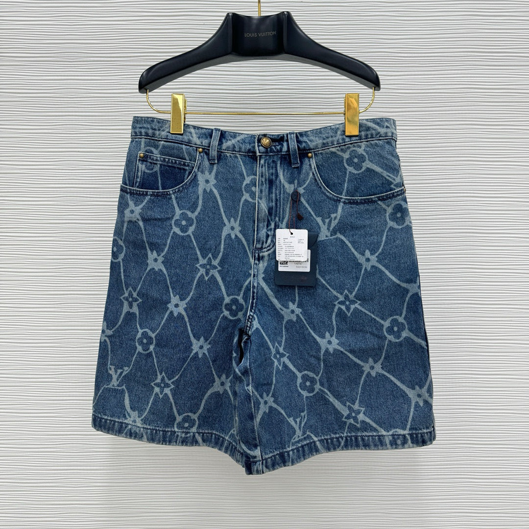 1V Denim Shorts