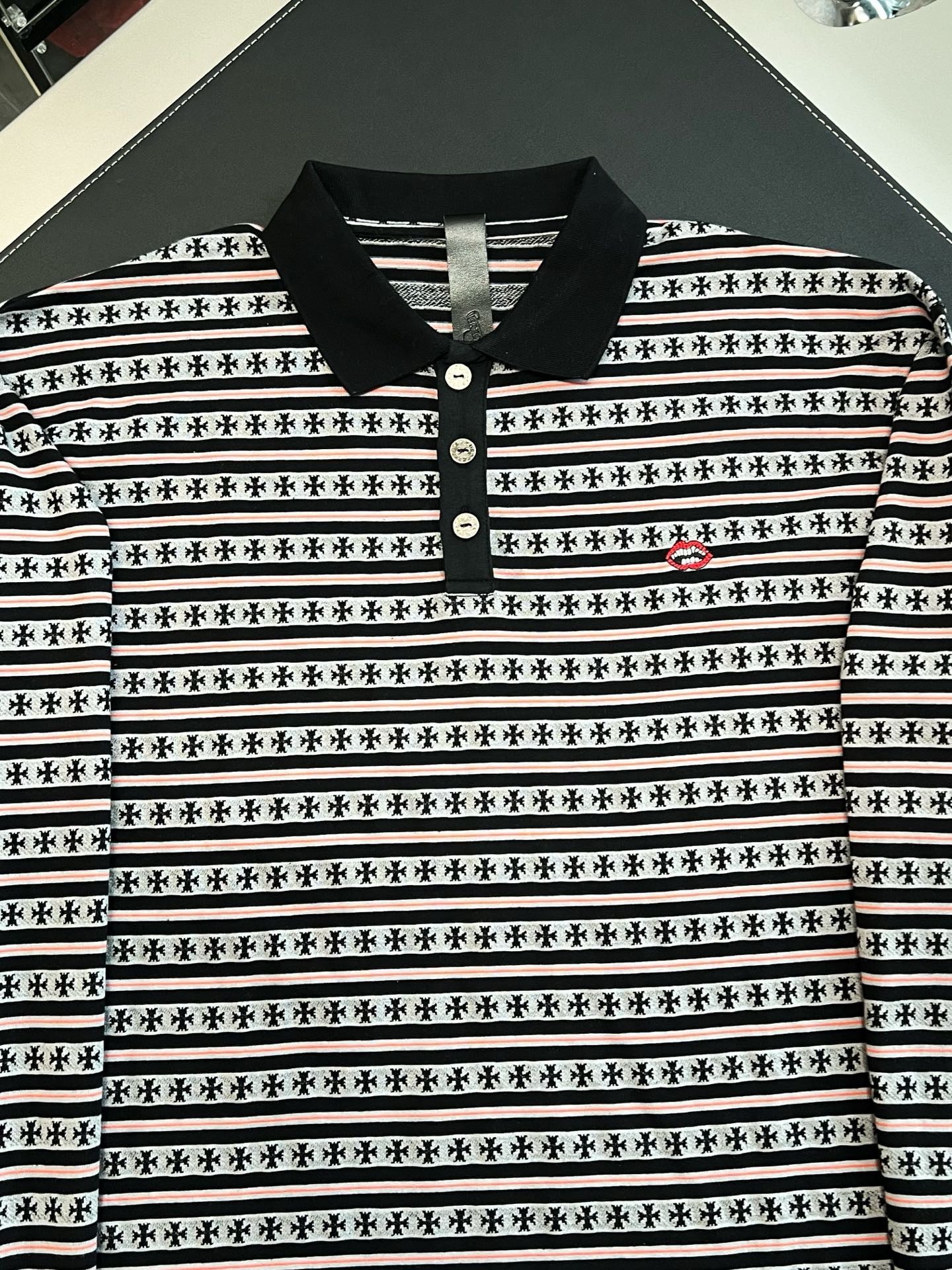 Chrome Hearts Long Sleeve Polo