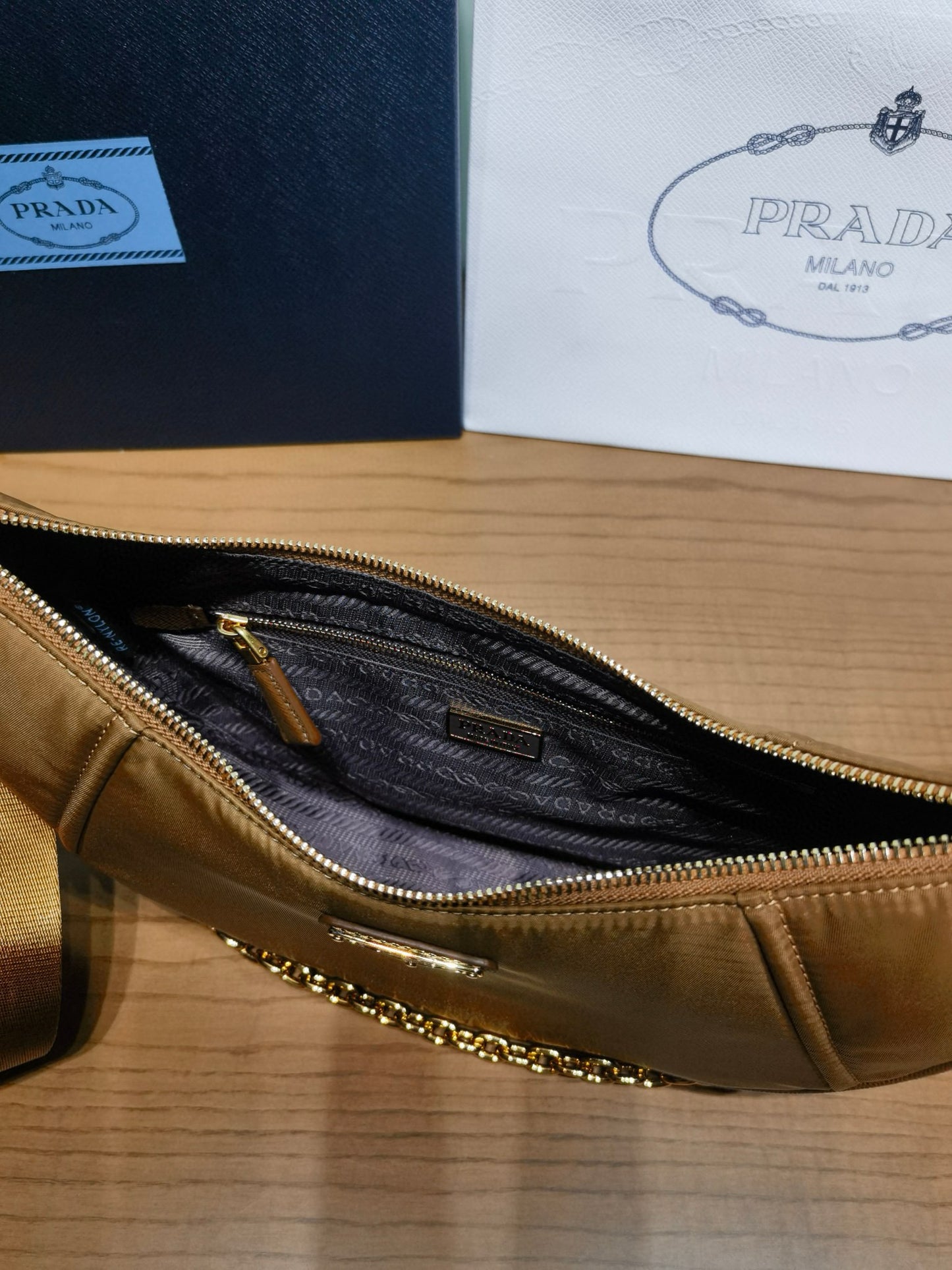 Prada Half Moon Bag