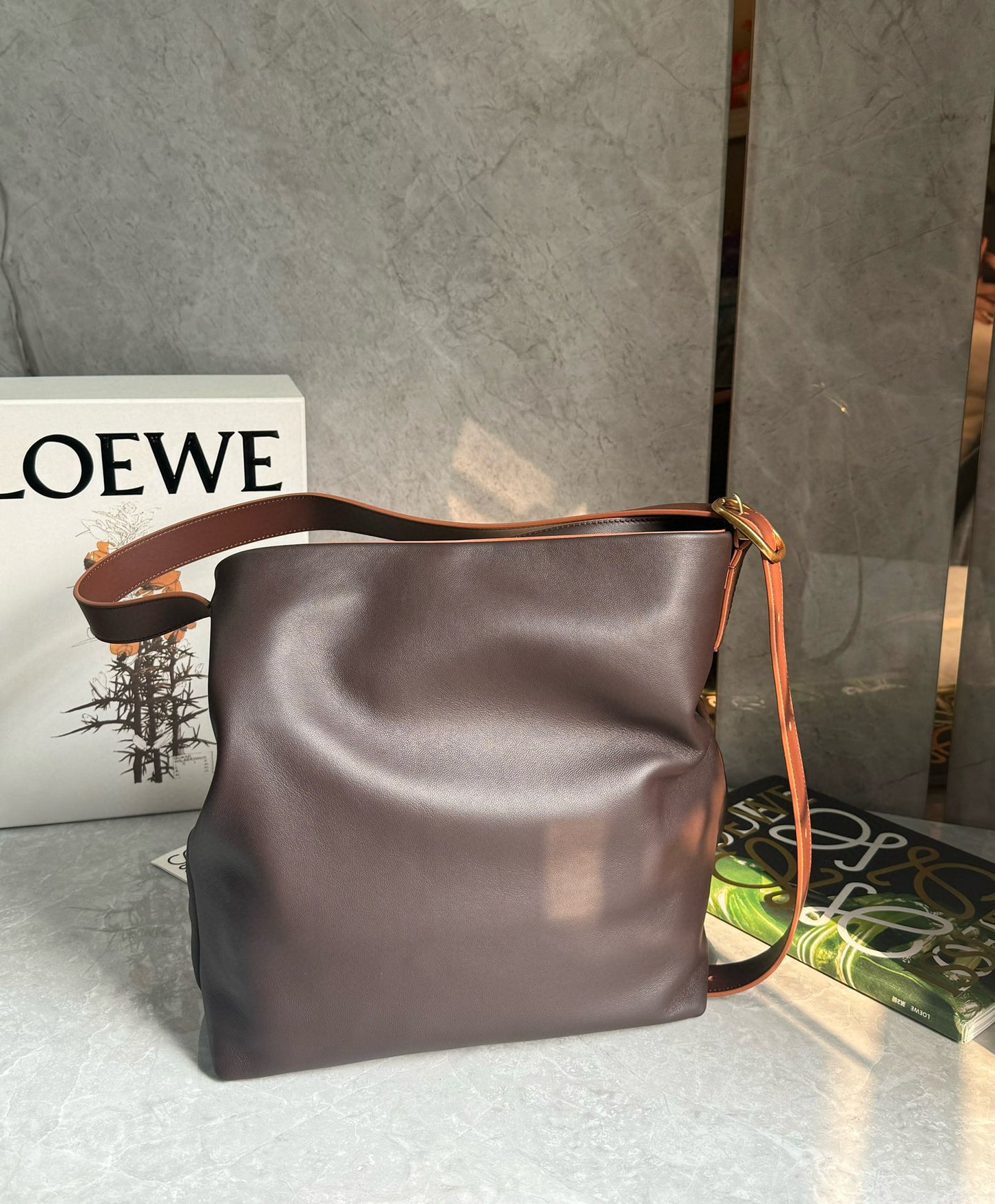 Loewe Draped Tote Bag(29x13x30cm)