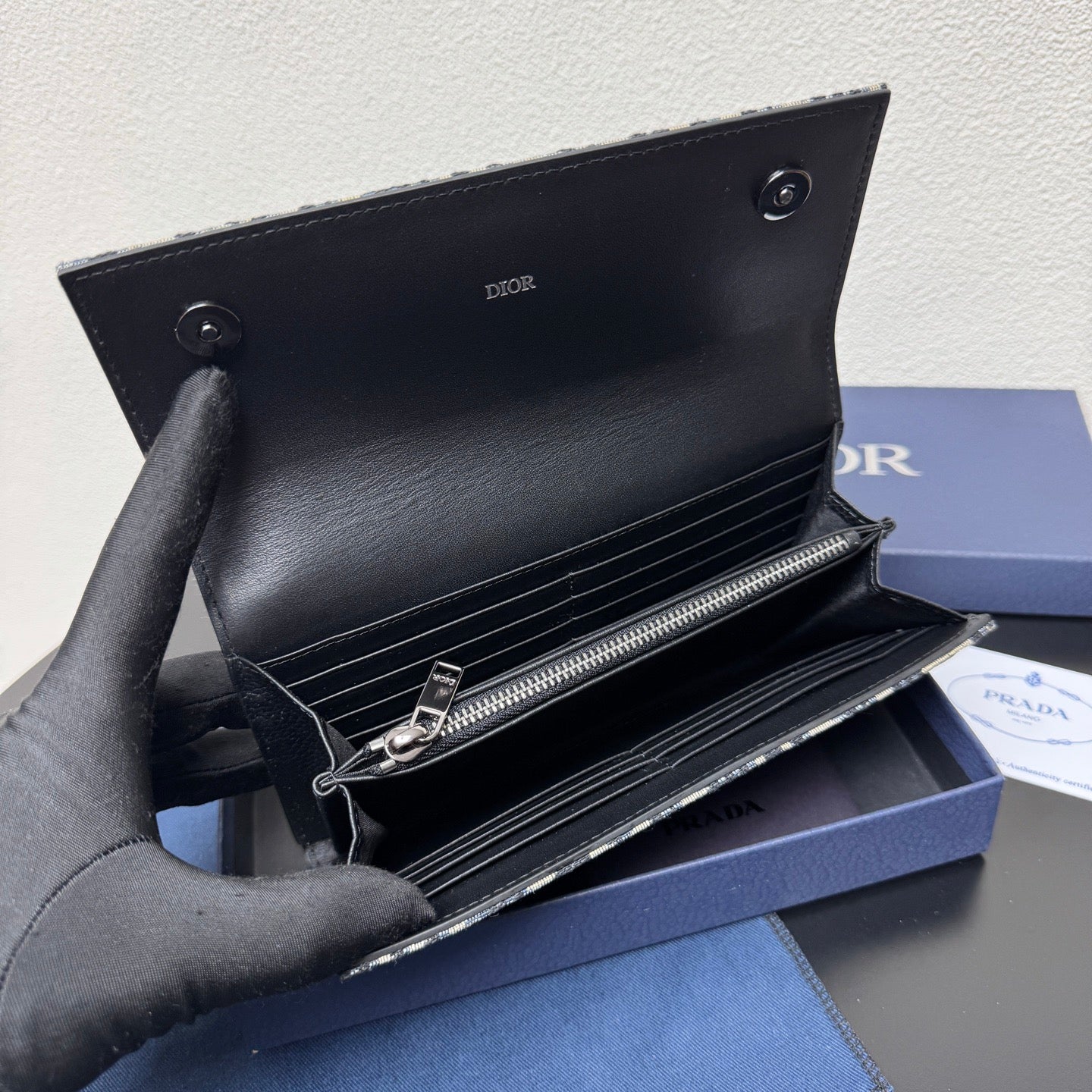 Dior Long Flap Wallet