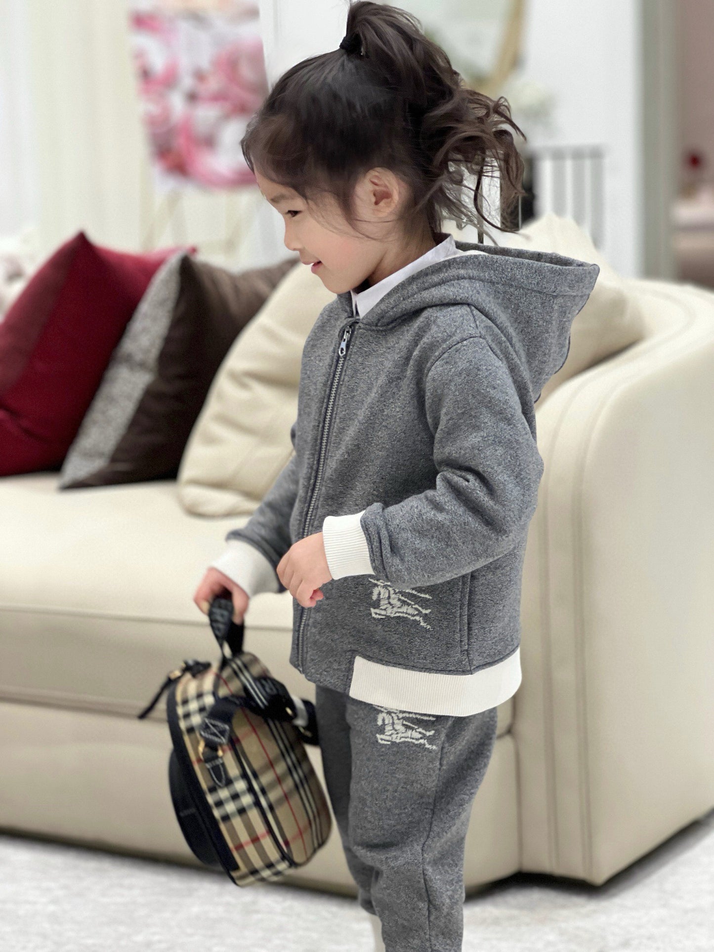 Burberry Jacket/Long Pant Set