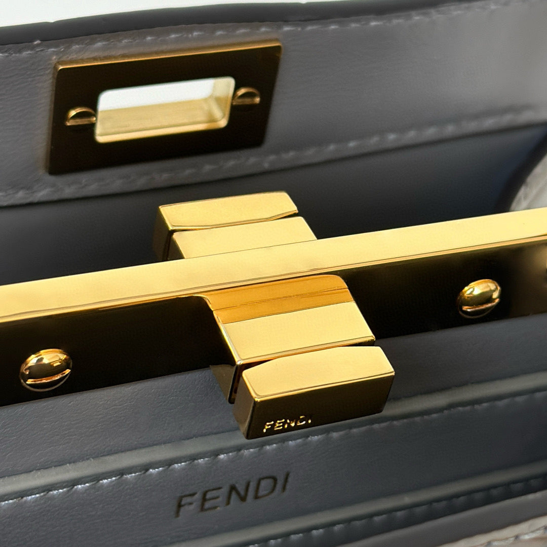 Fendi Peekaboo ISeeU Petite Precious Skin Bag