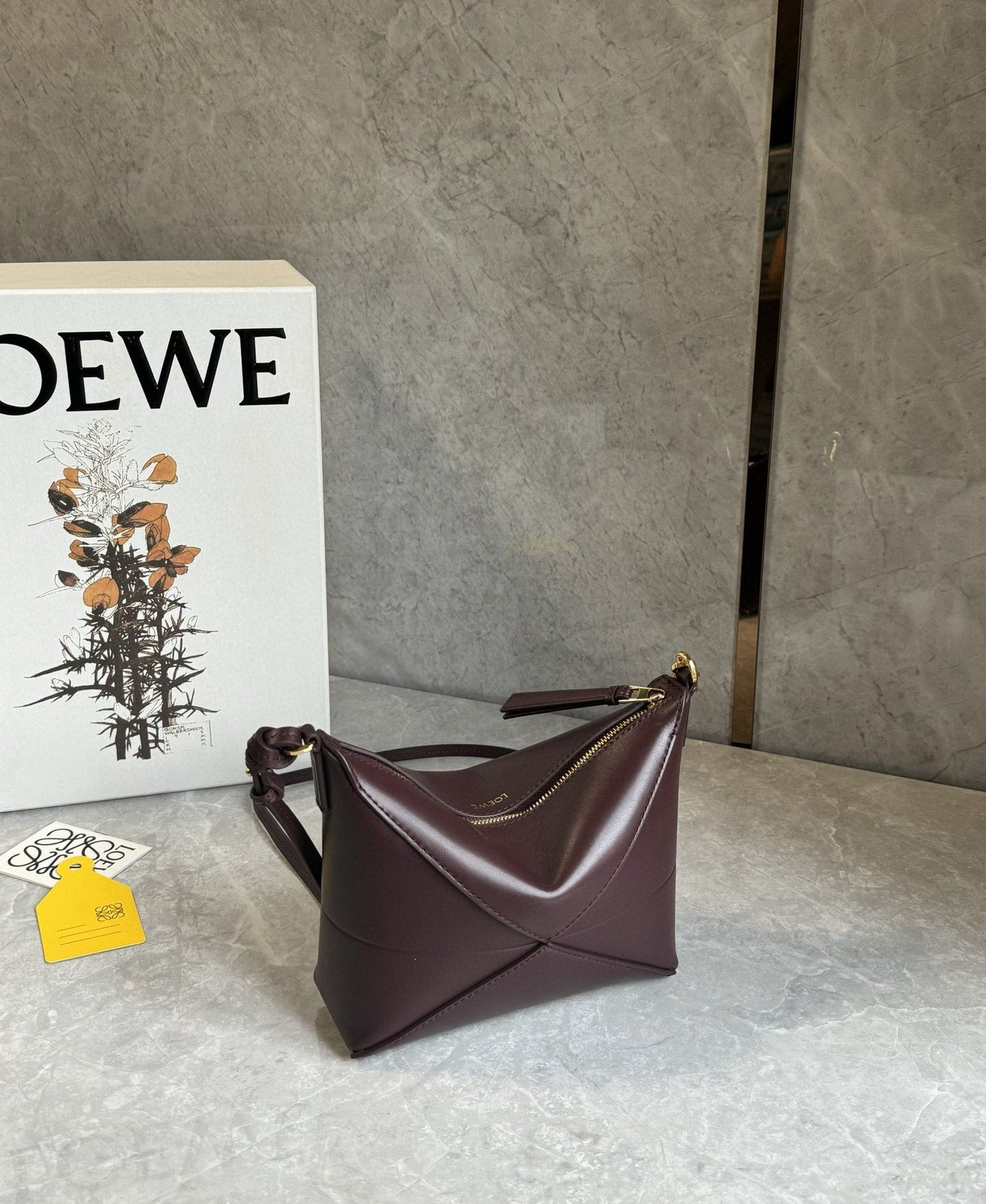 Loewe Puzzle Fold Pouch Mahjong Bag(23x6.5x15.5cm)