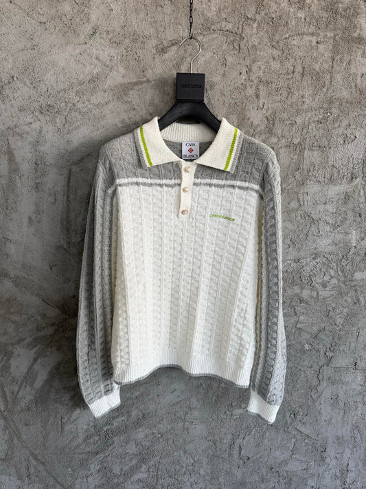 Casablanca Long Sleeve Polo