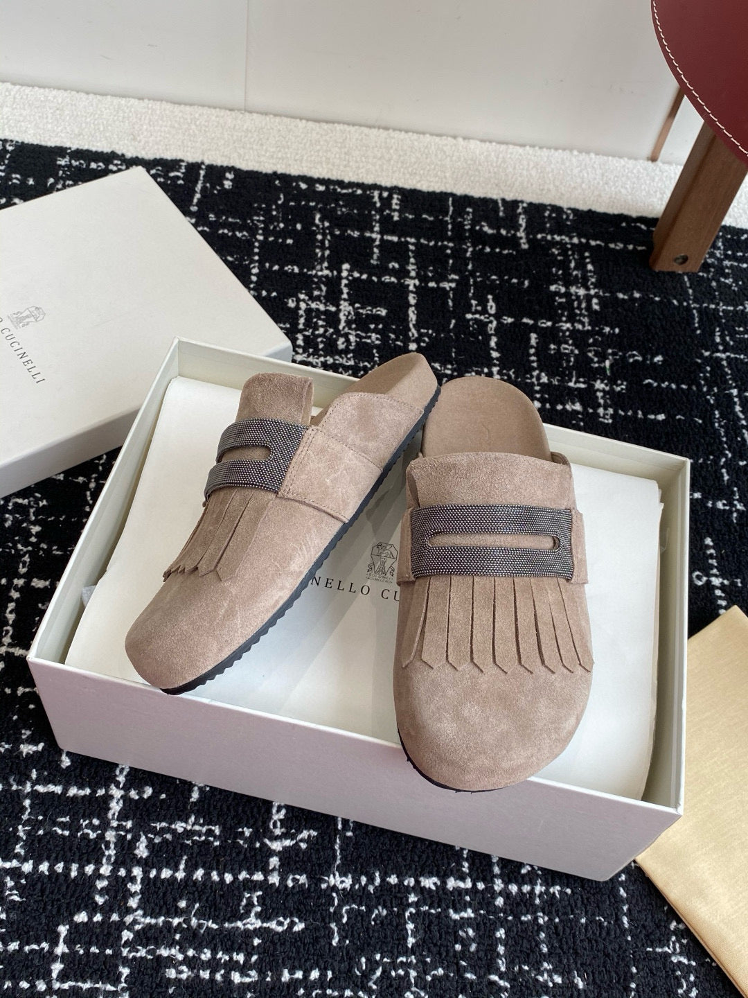 Brunello Cucinelli Sabot Loafers