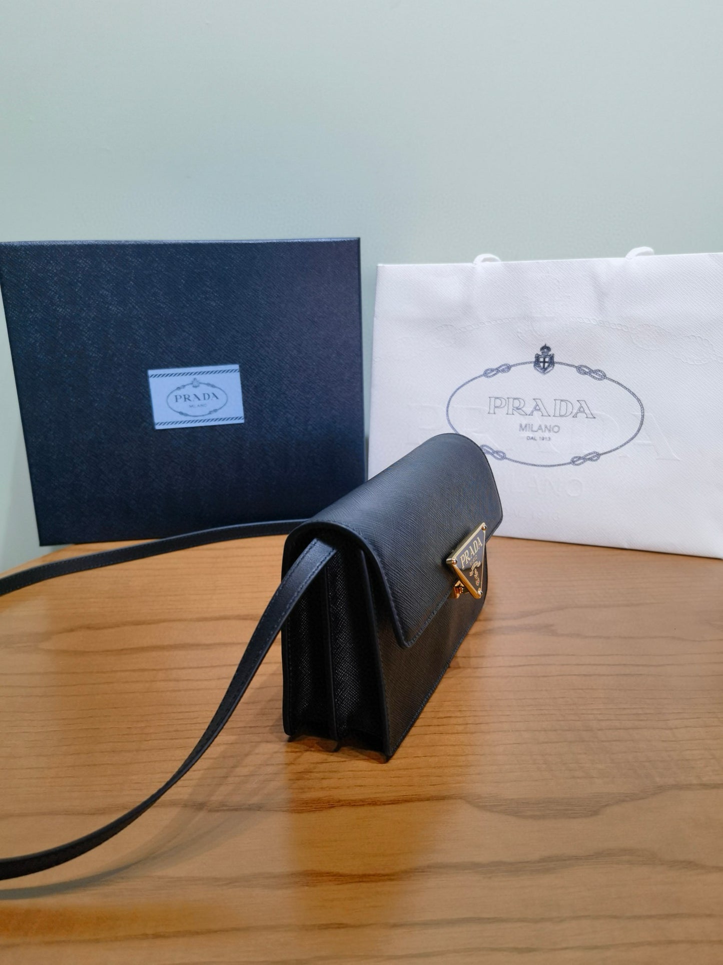 Prada Saffiano Cross Body Bag