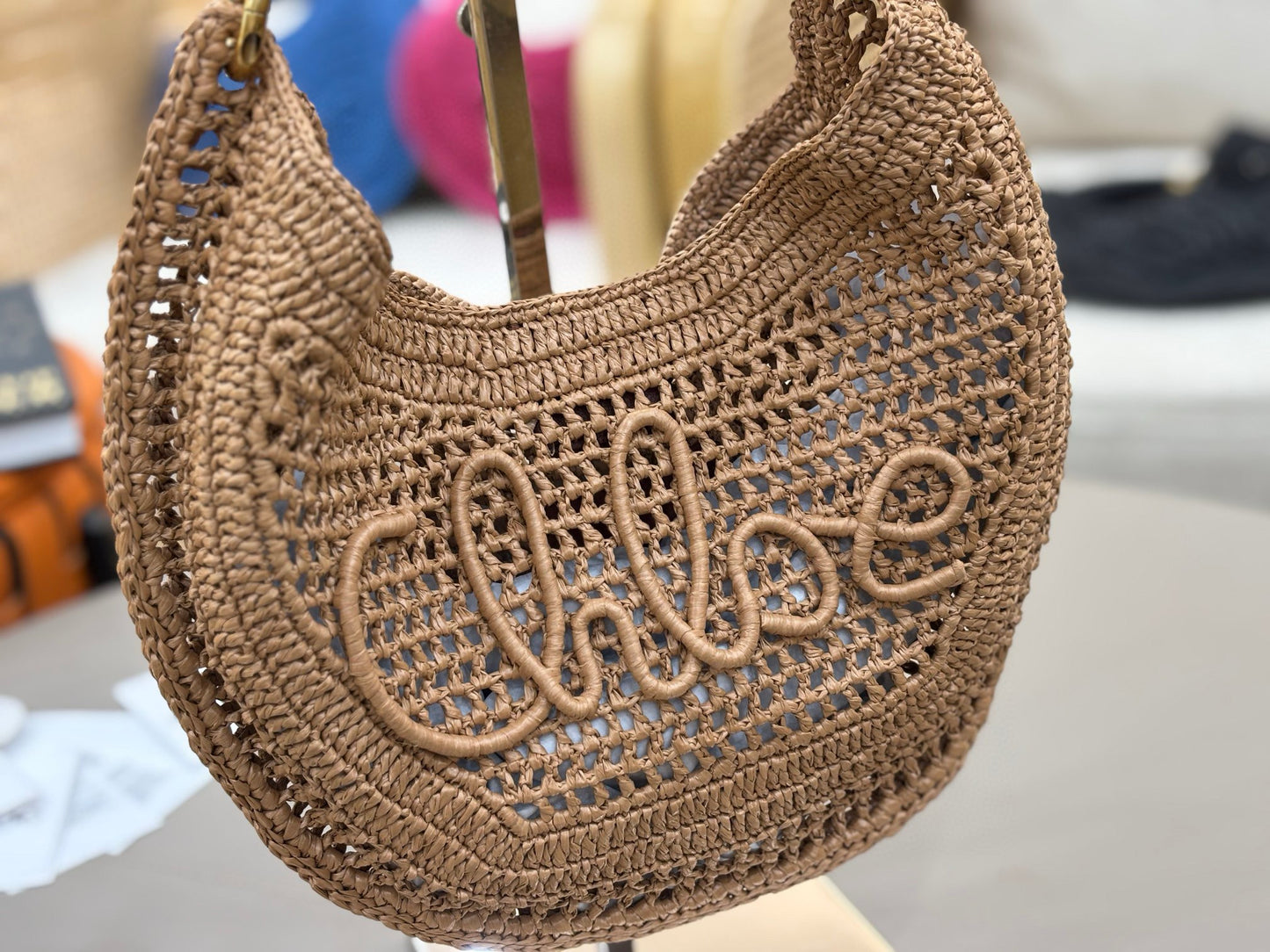 Chloe Summer Banana Hobo Bag