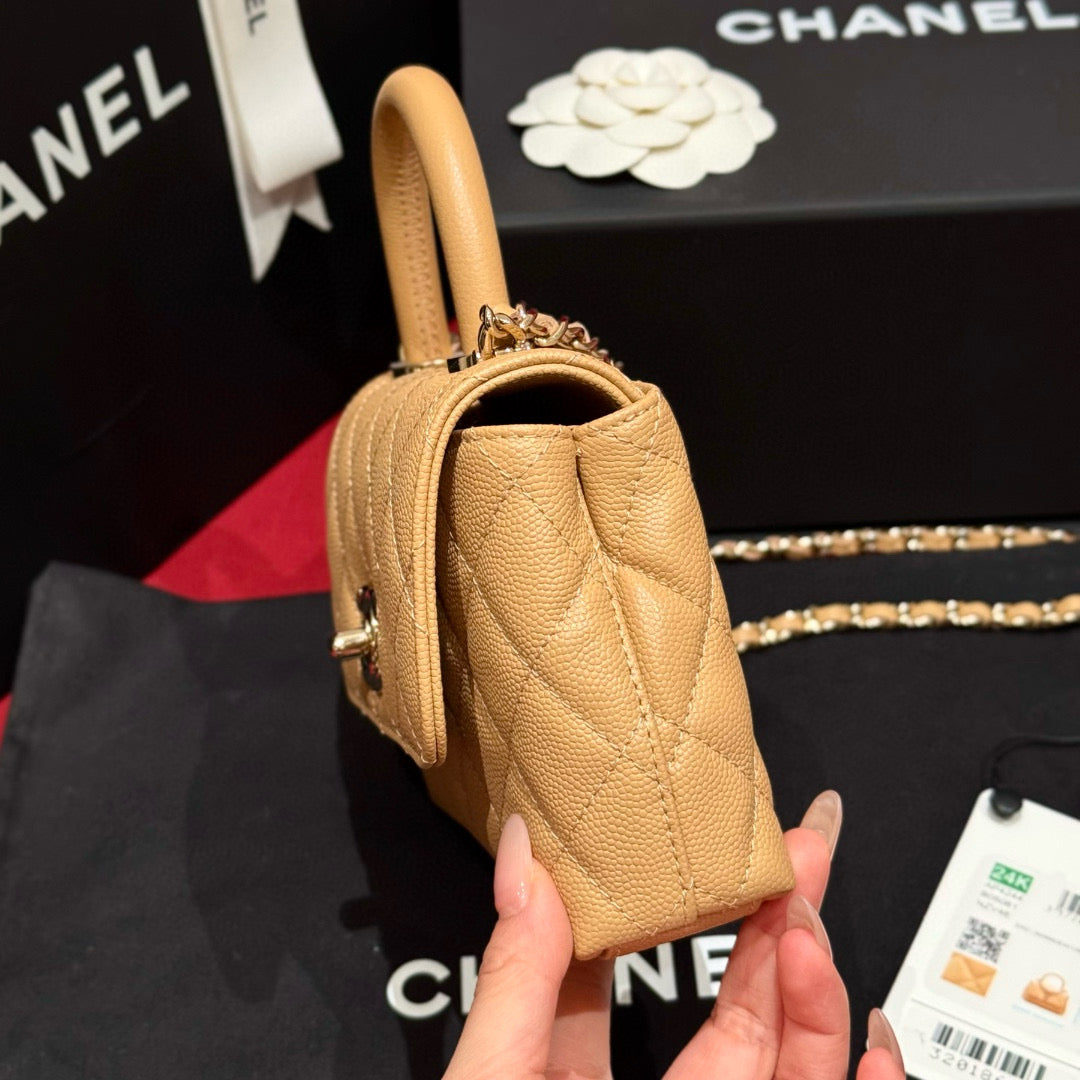 Chanel 24K Nano Coco Handle (11.5x14.5x5.5cm)