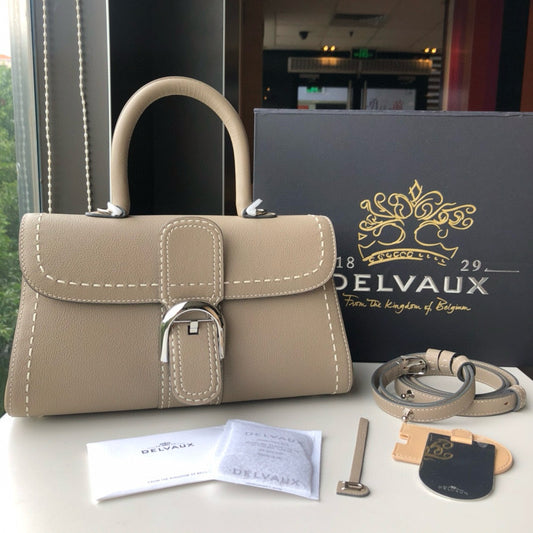 Delvaux Brillant MM Surpique Handbag