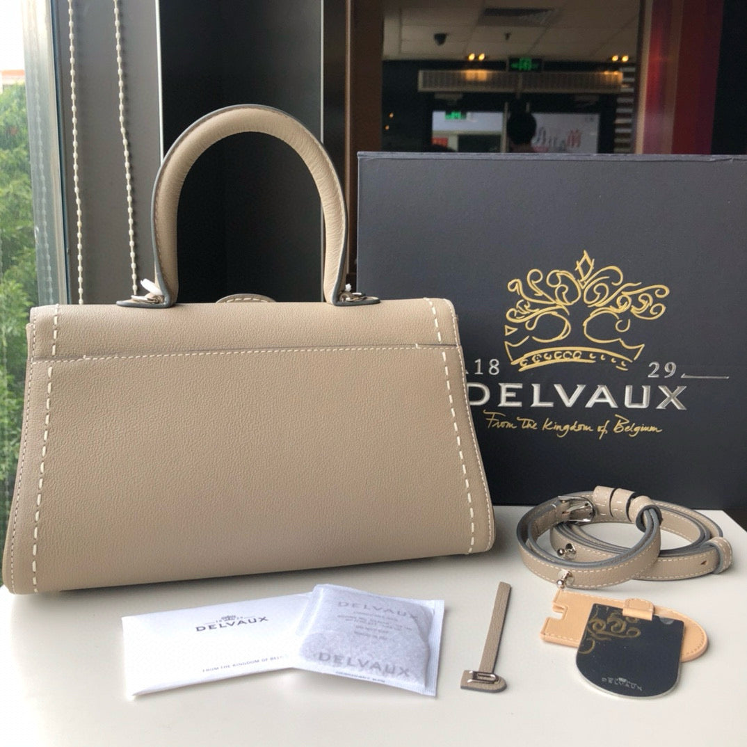 Delvaux Brillant MM Surpique Handbag