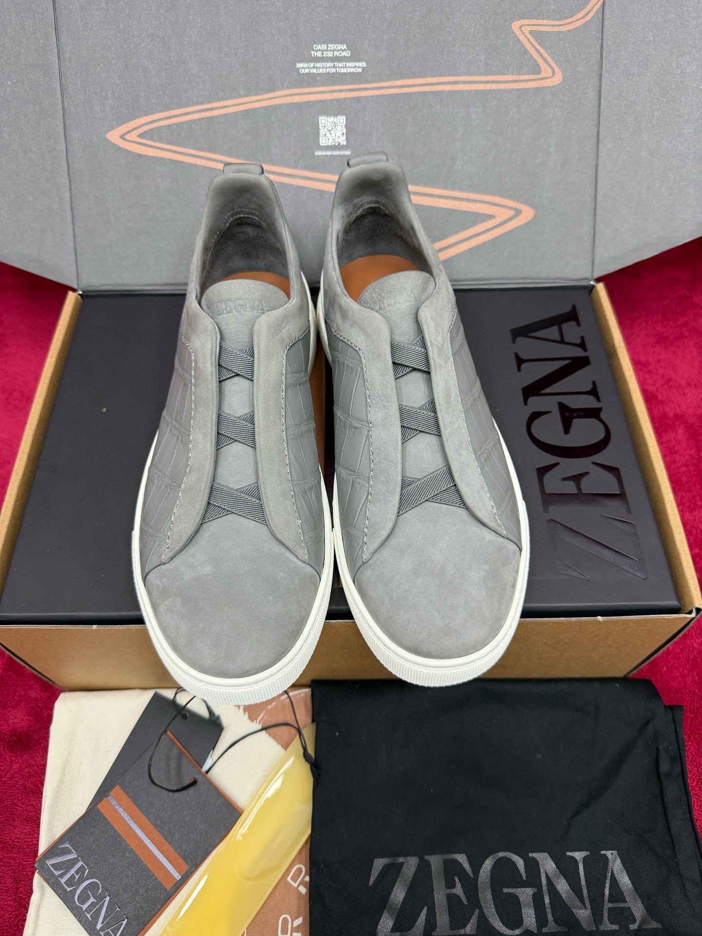 Zegna Alligator Sneakers