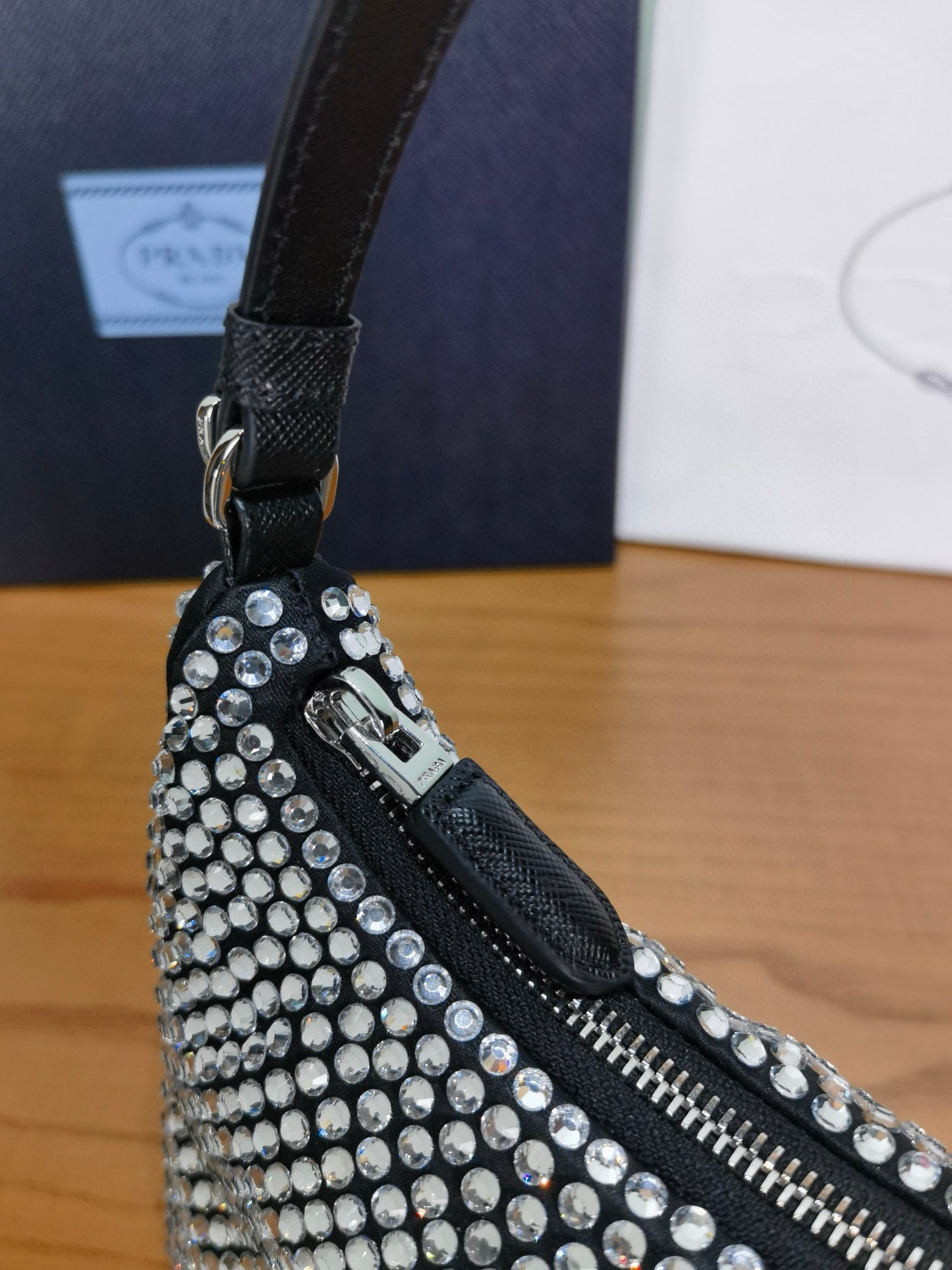 PD Satin Crystal Bag