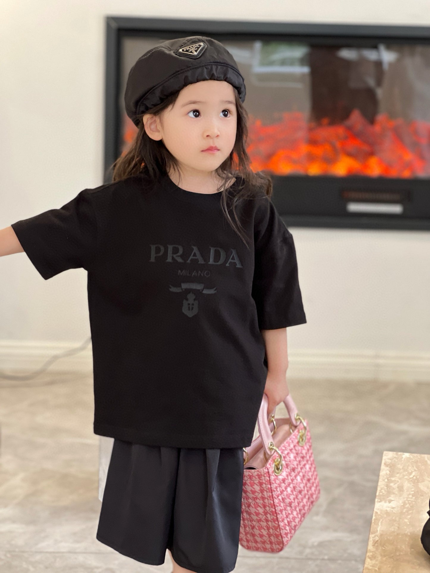 Prada T-Shirt/Skirt Set