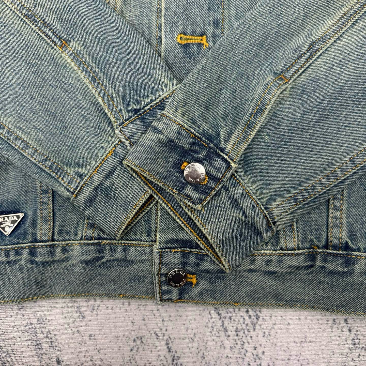 Prada Denim Blouson Jacket