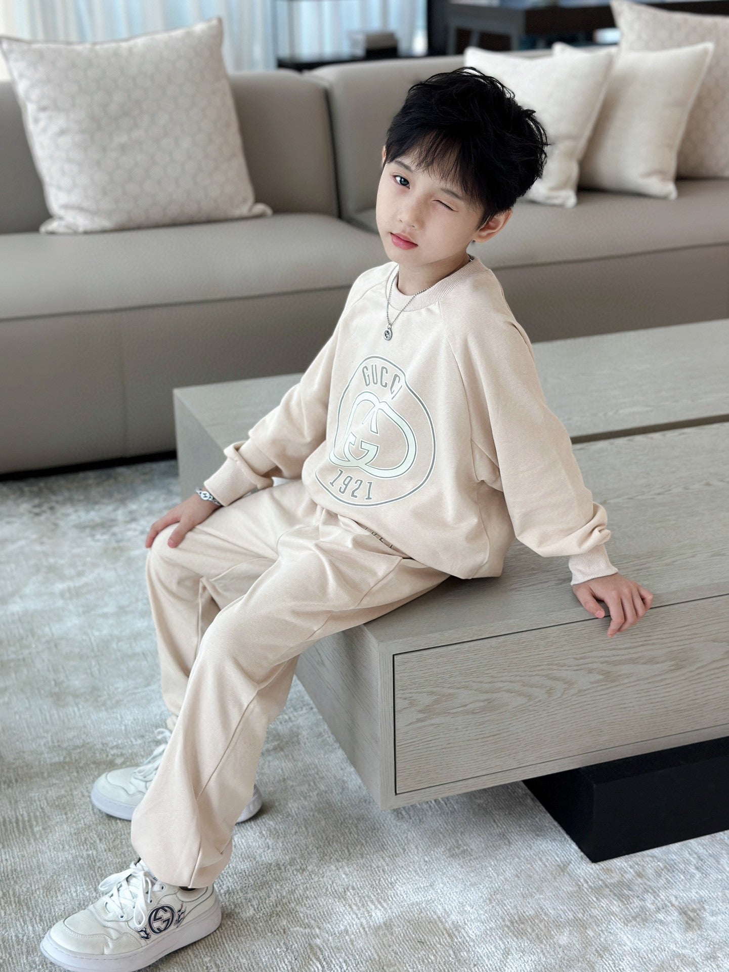 Gucci Sweater/Long Pant Set