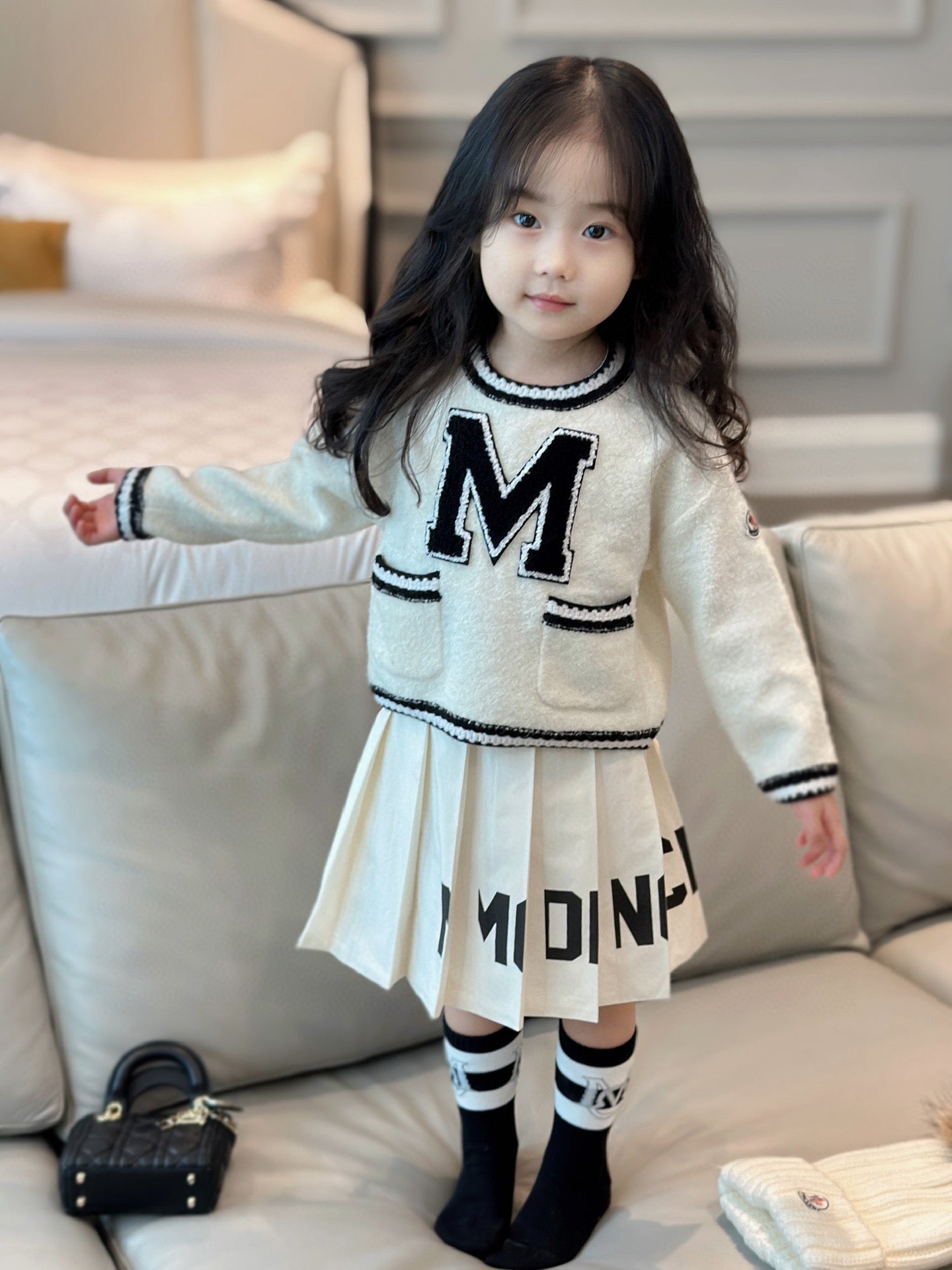 Moncler Sweater/Skirt Set