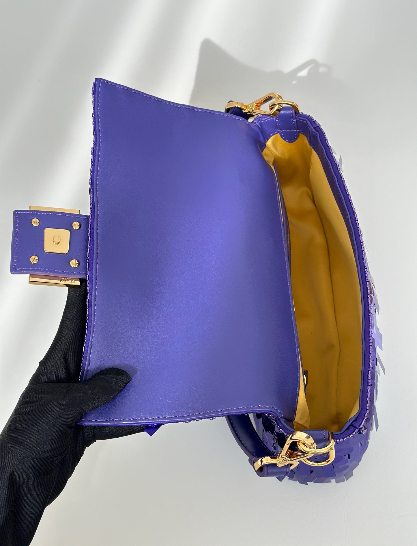 Fendi Baguette Sequins Bag