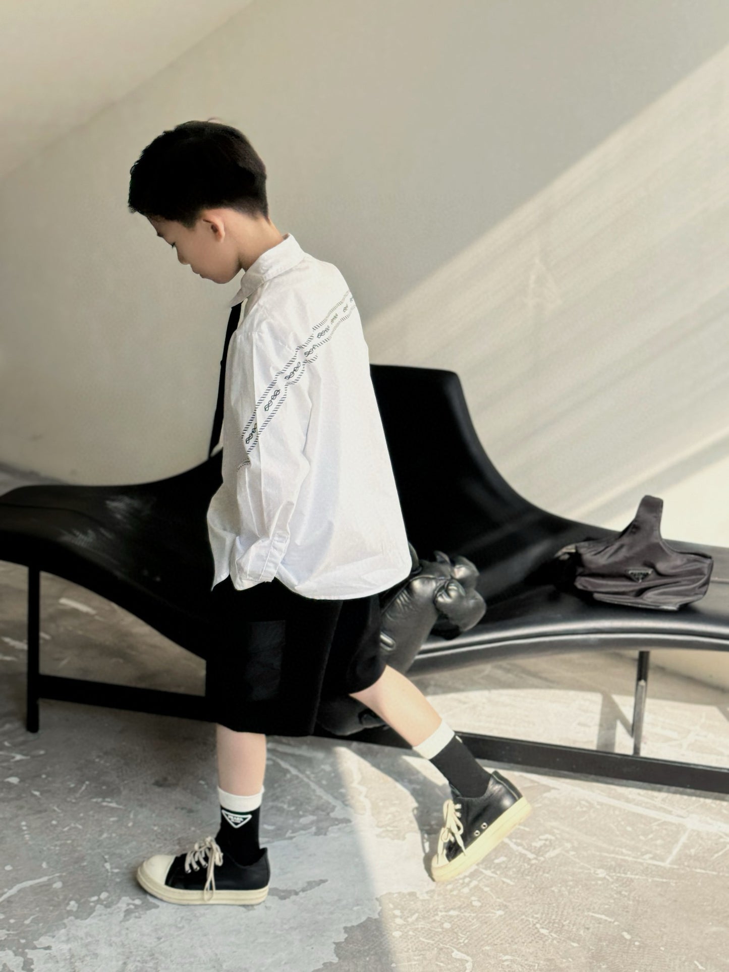 Prada Long Sleeve Polo