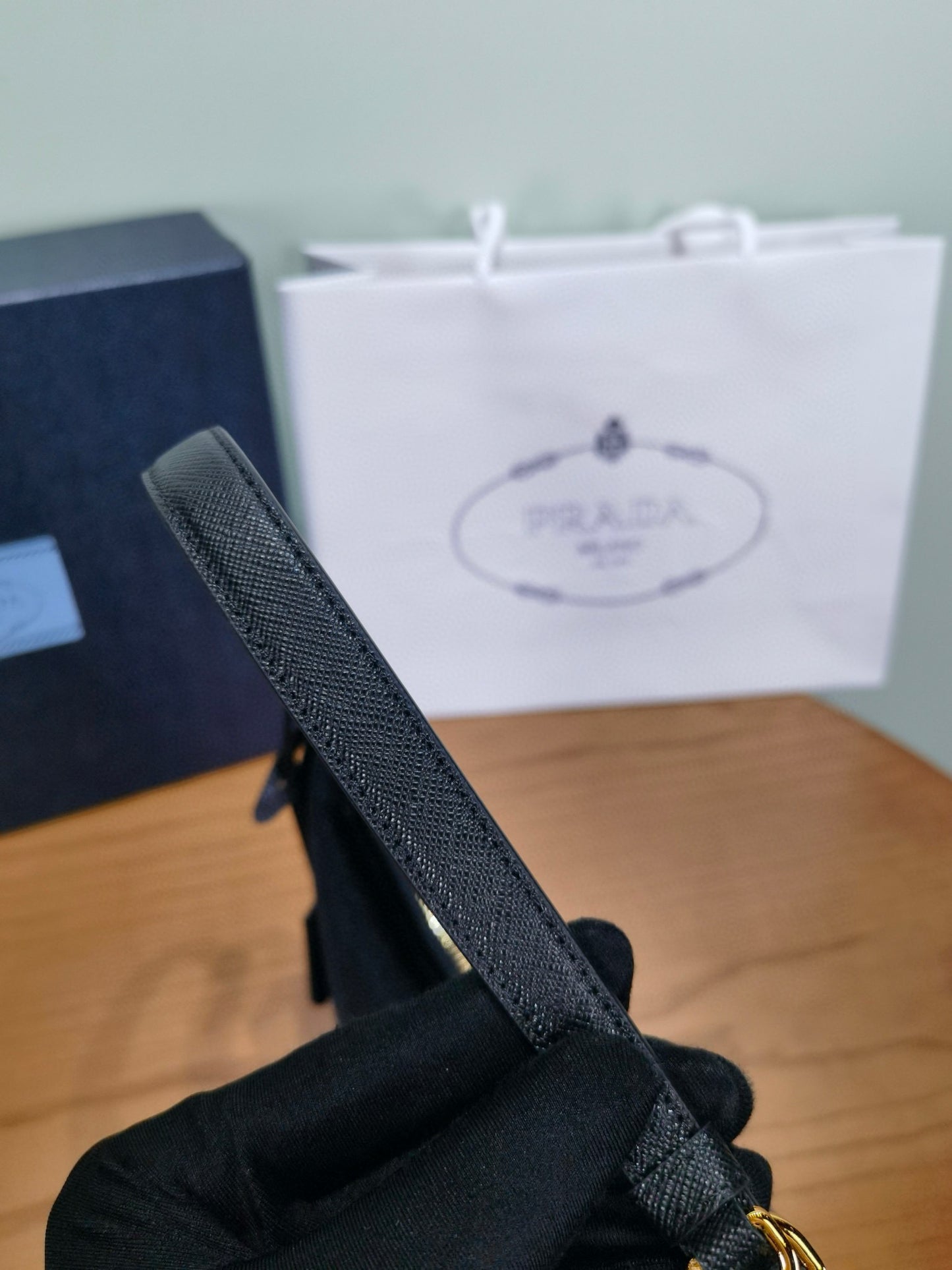 PD 2005 Velvet & Saffiano Mini Bag