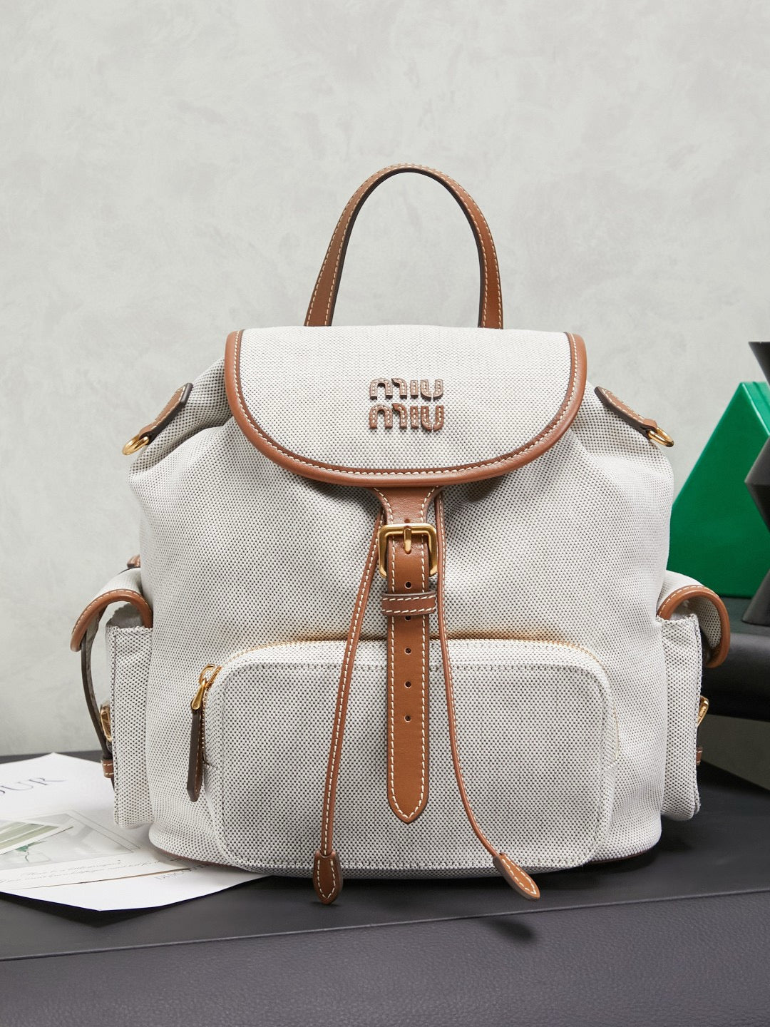 Miu Miu Backpack 29.5x25x12.5cm
