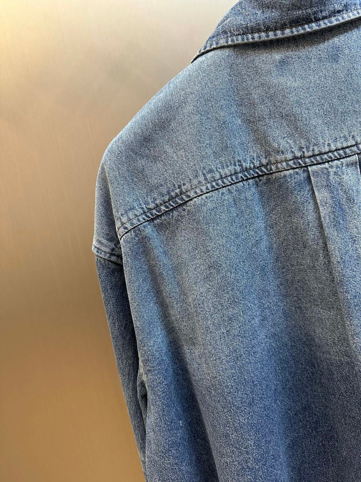 Celine Long Sleeve Denim Shirt