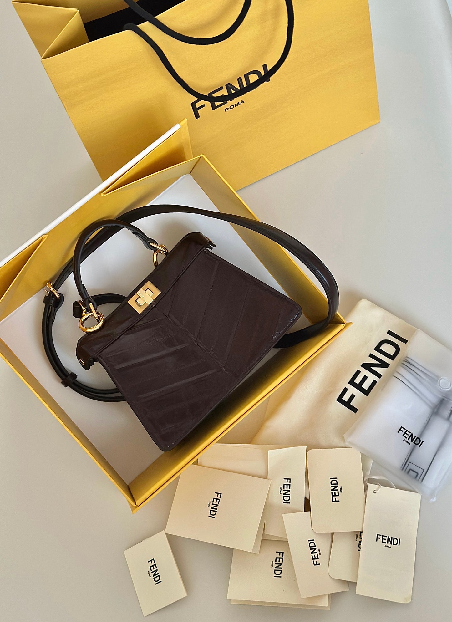 Fendi Peekaboo ISeeU Petite Bag