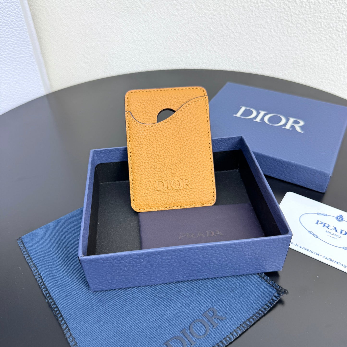 Dior Magnetic Card Holder