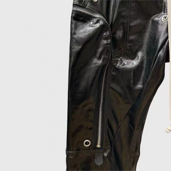 Rick Owen Leather Long Pants