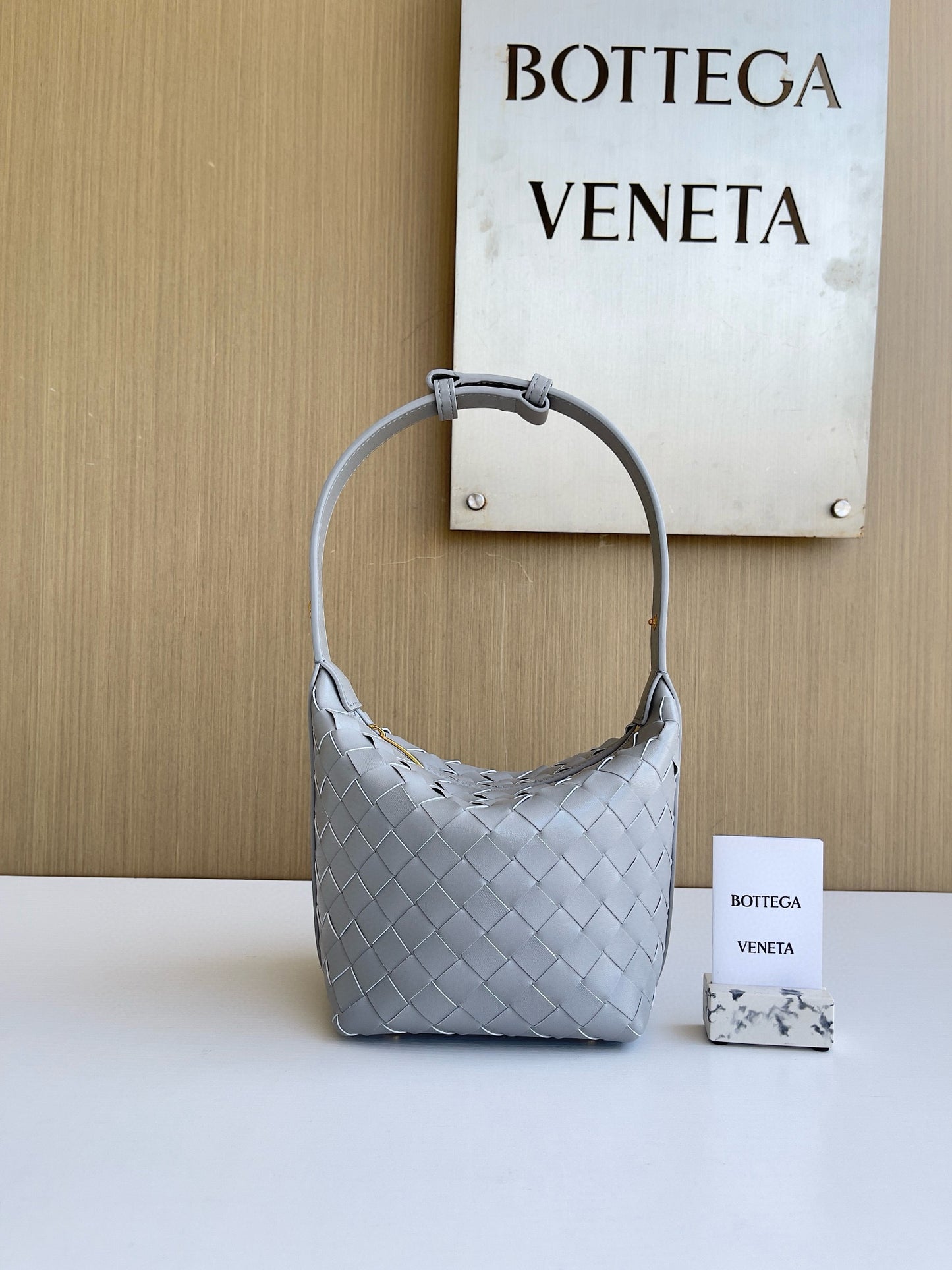 BV Wallace Mini Intrecciato Shoulder Bag