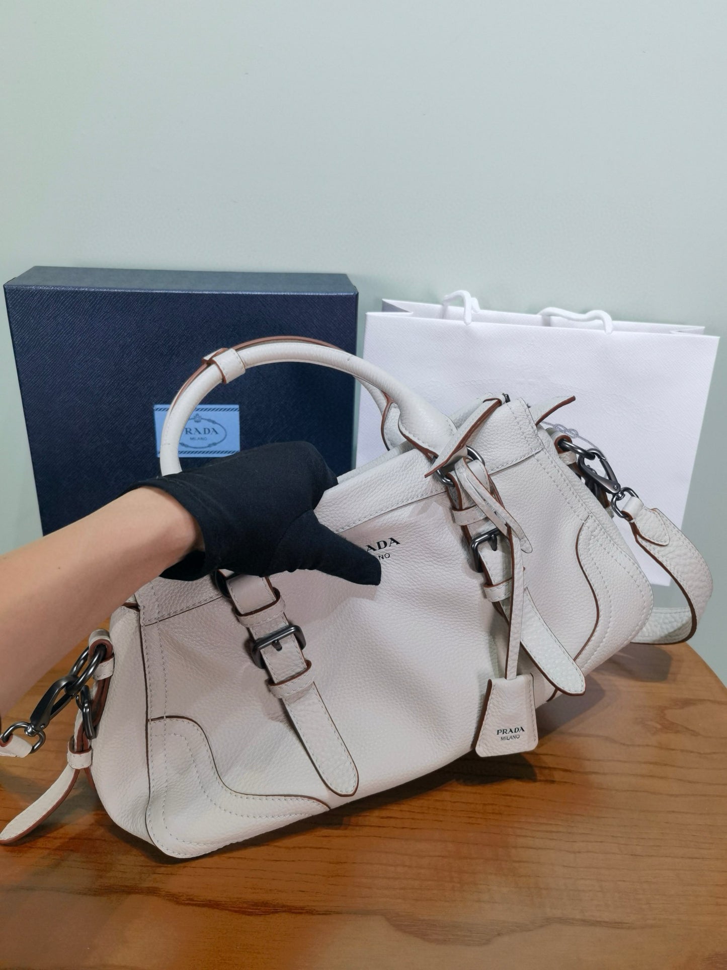 PD Bonnie Leather Tote Bag 35x22x11cm