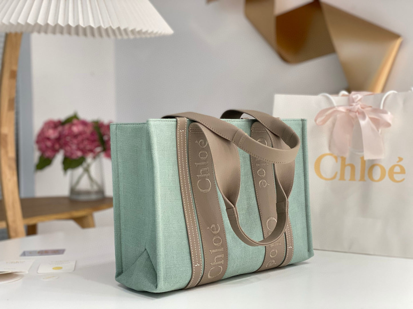 Chloe Woody Tote Bag