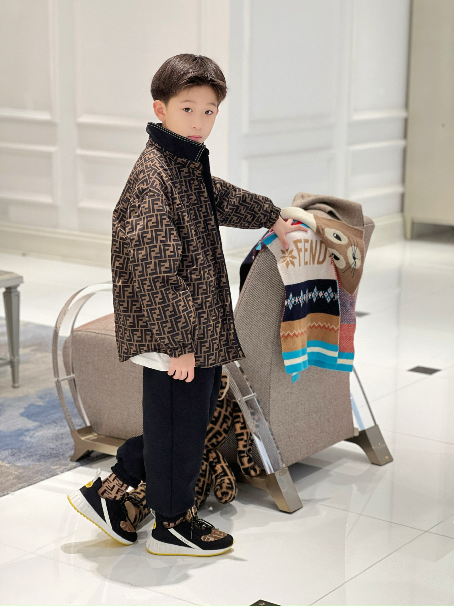 Fendi Jacket/Long Pant Set