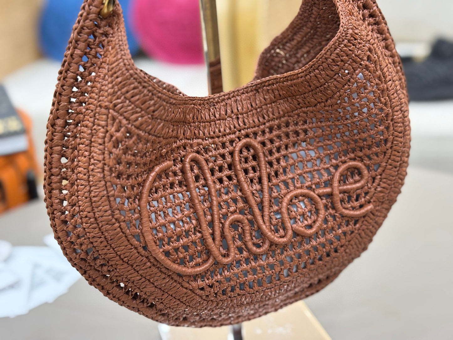 Chloe Summer Banana Hobo Bag
