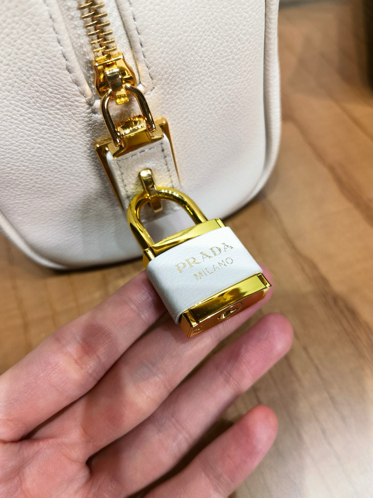 Prada Lock Shoulder Bag