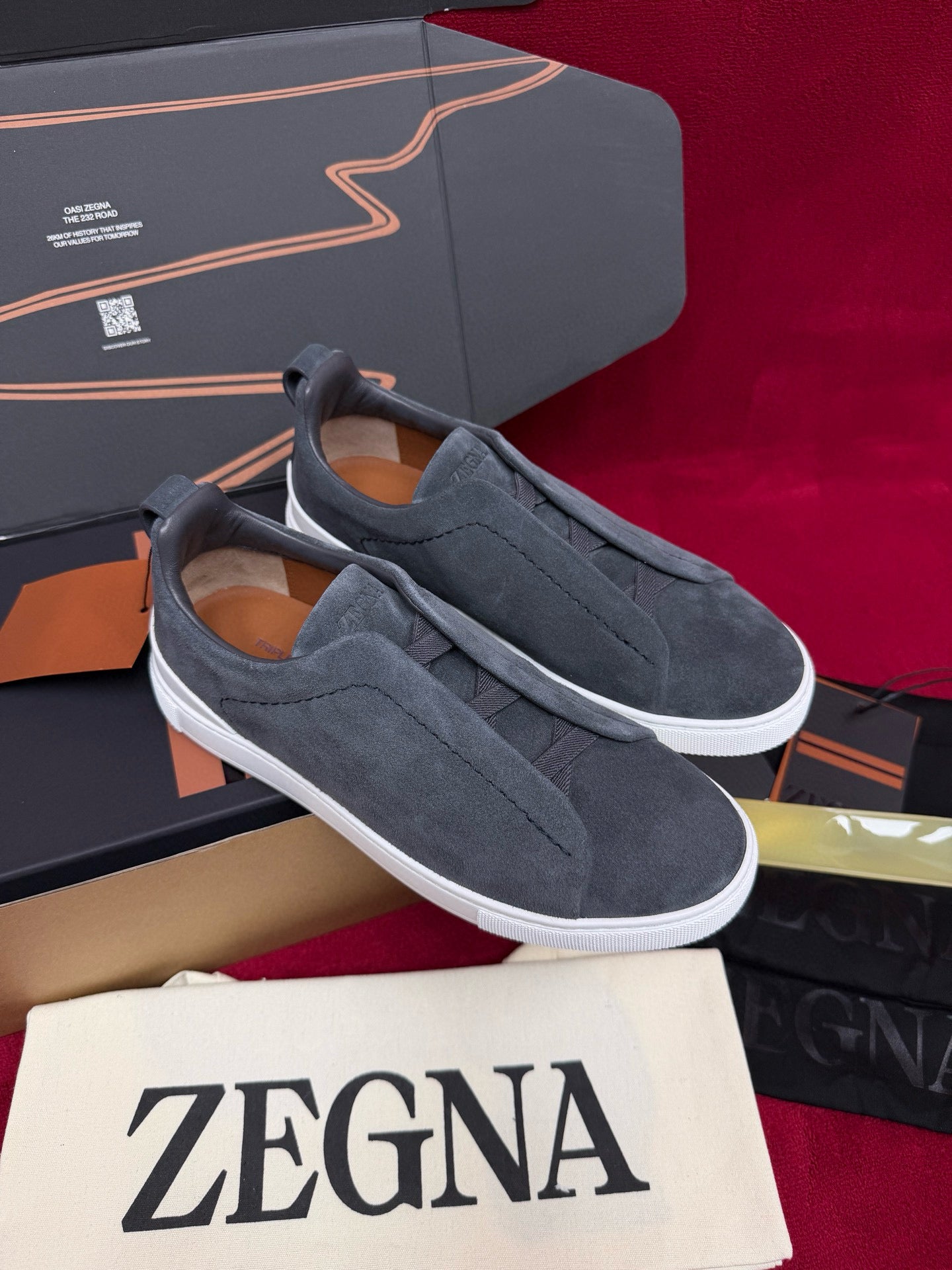 Zegna Suede Sneakers