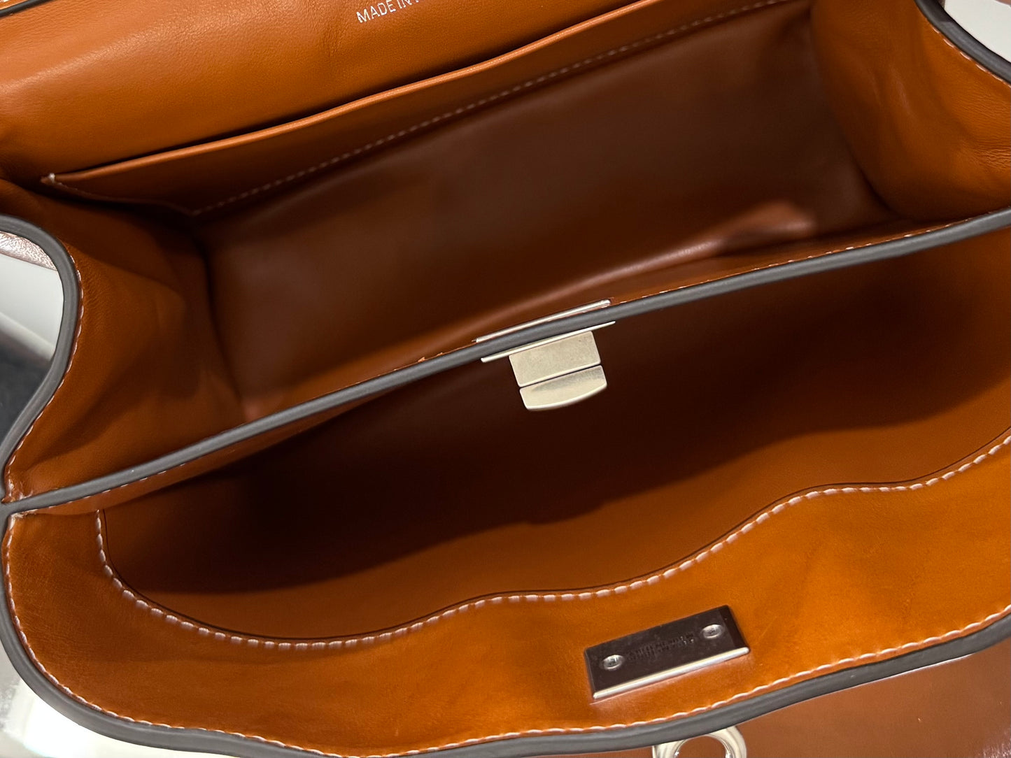 BLCG Rodeo Mini Leather Tote Handbag 22x19x8cm