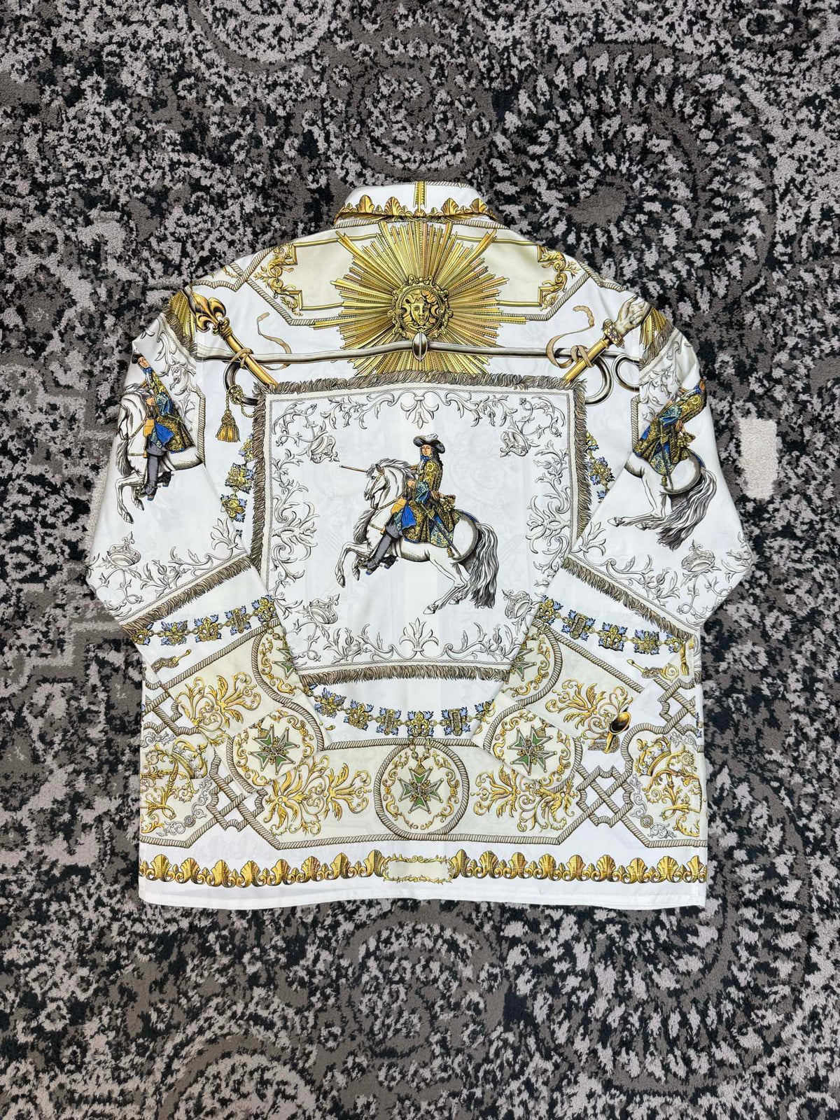 Hermes Long Sleeve Silk Shirt