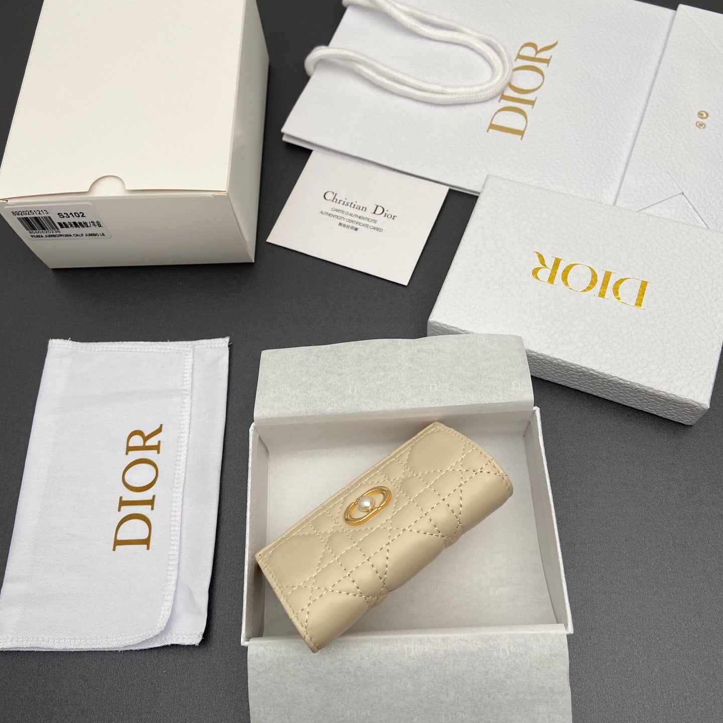 Dior Jolie Glycine Wallet