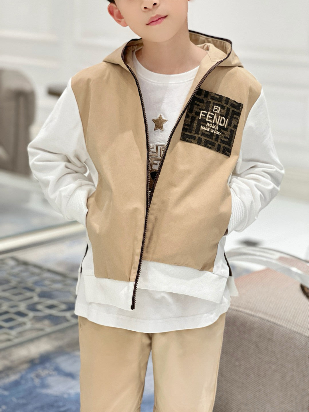 Fendi Jacket/Long Pant Set