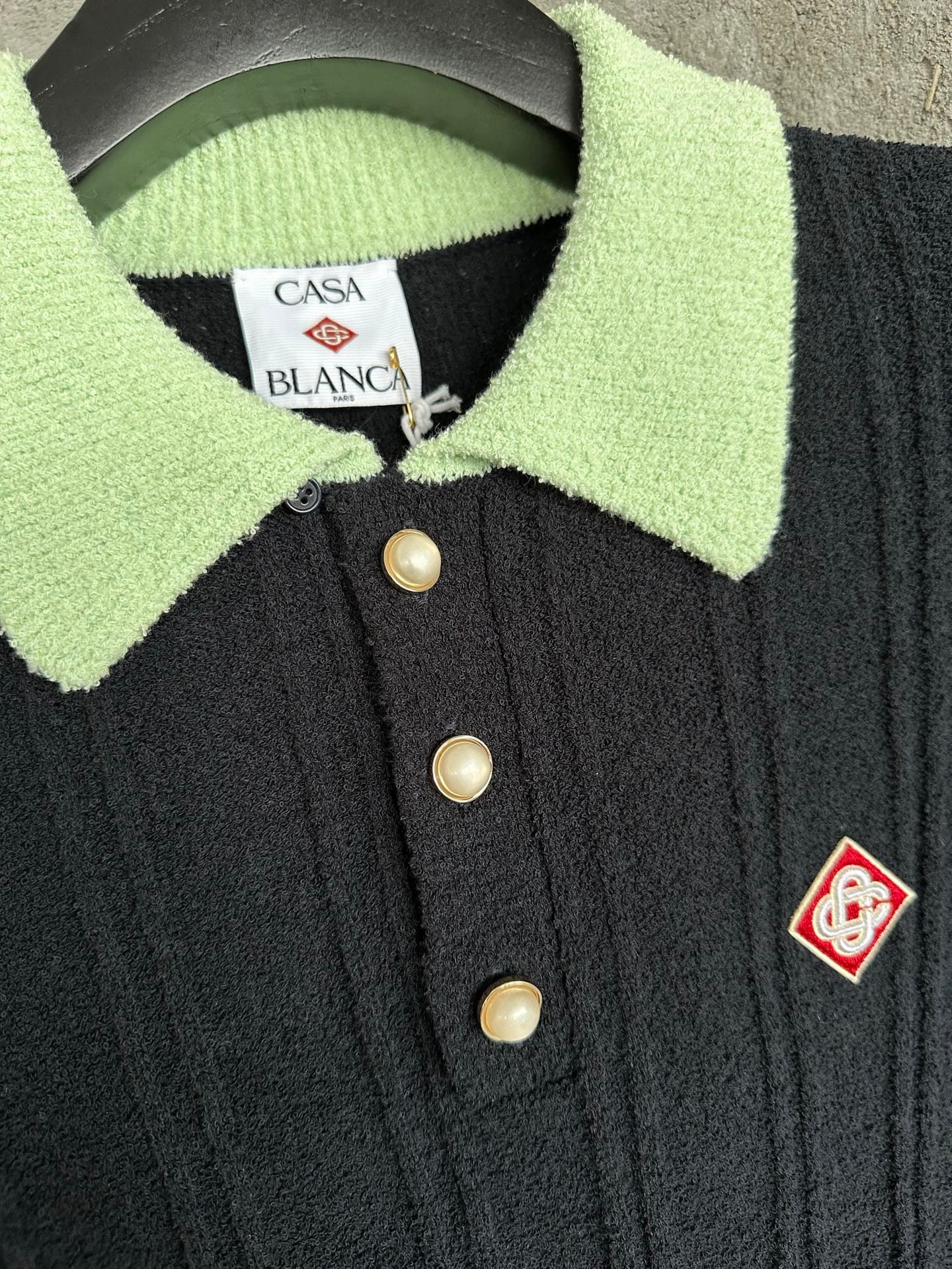 Casablanca Long Sleeve Polo