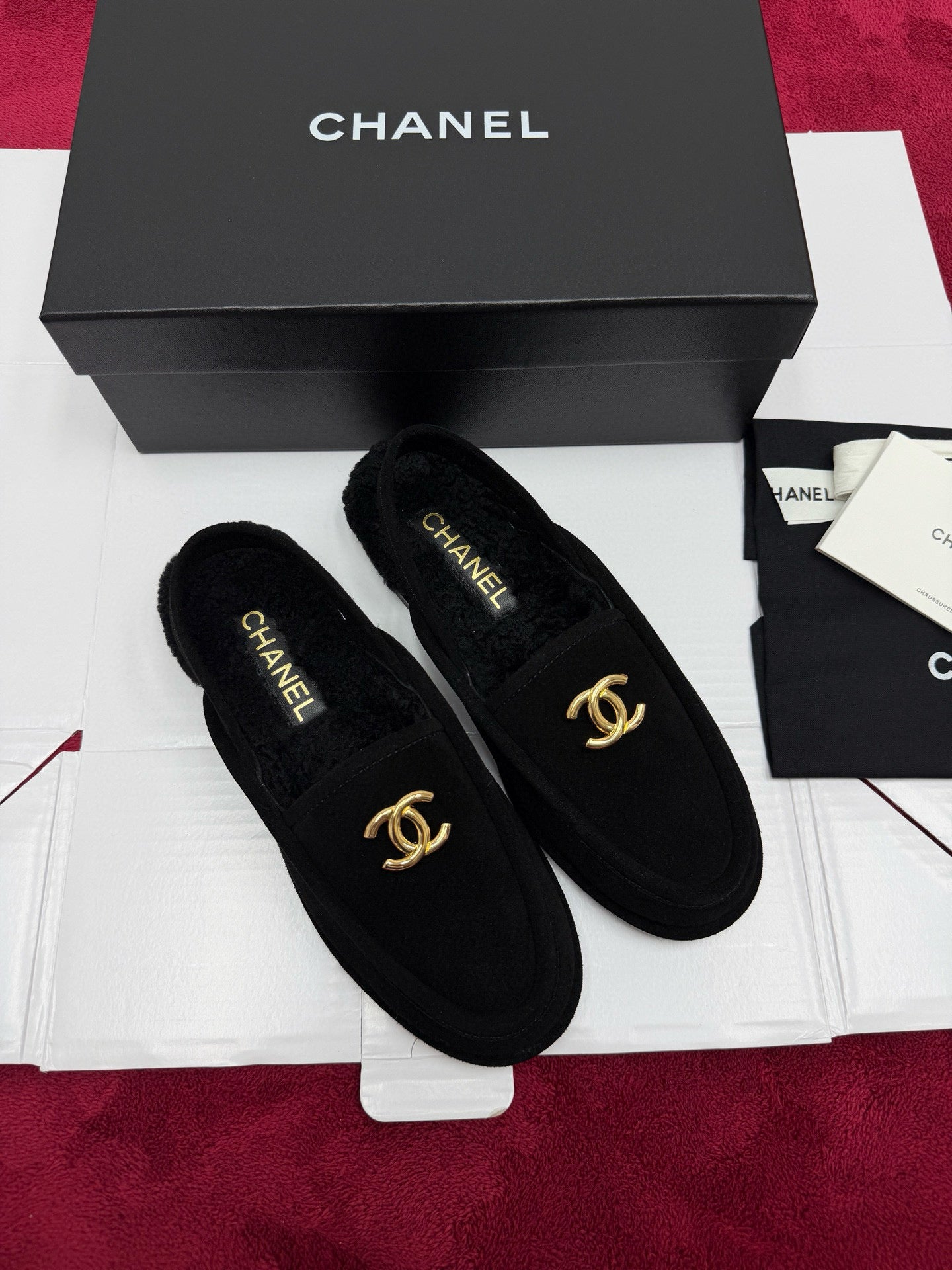 Chanel Suede Loafers