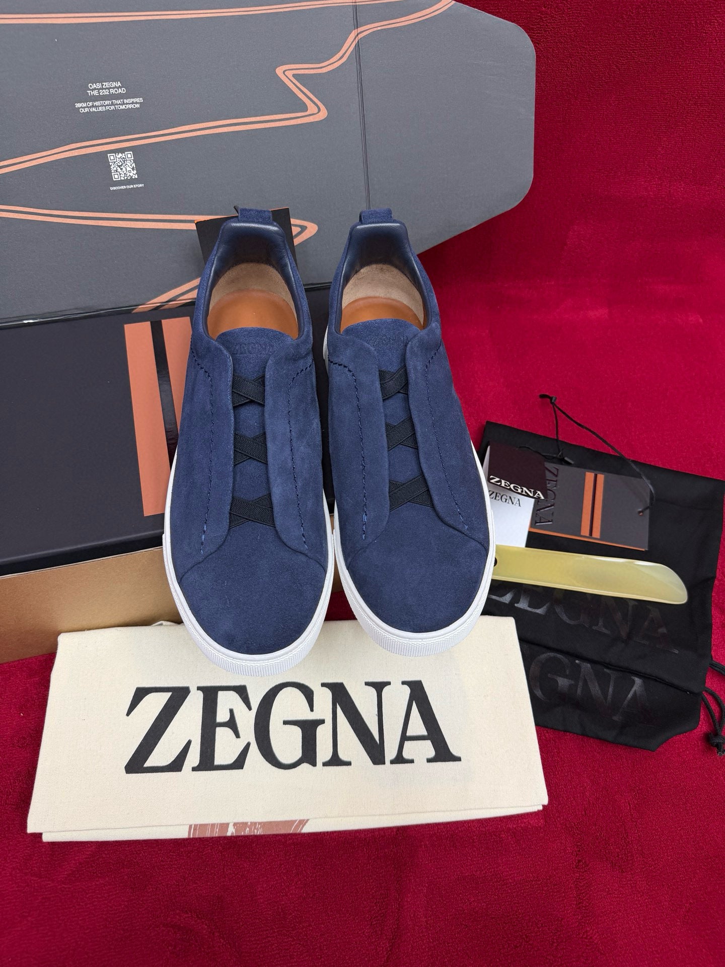 Zegna Suede Sneakers
