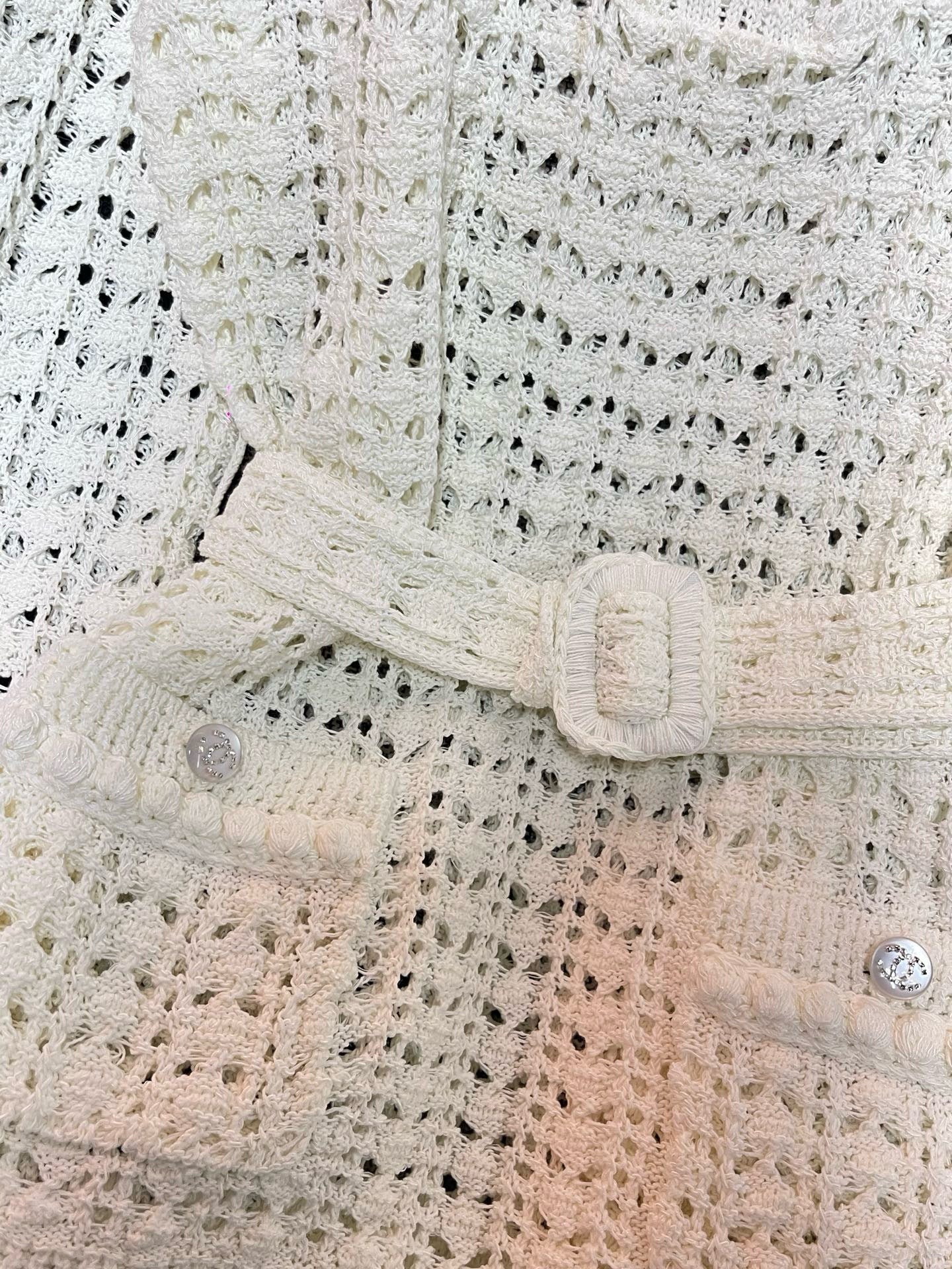 Chanel Crochet Knit Jacket