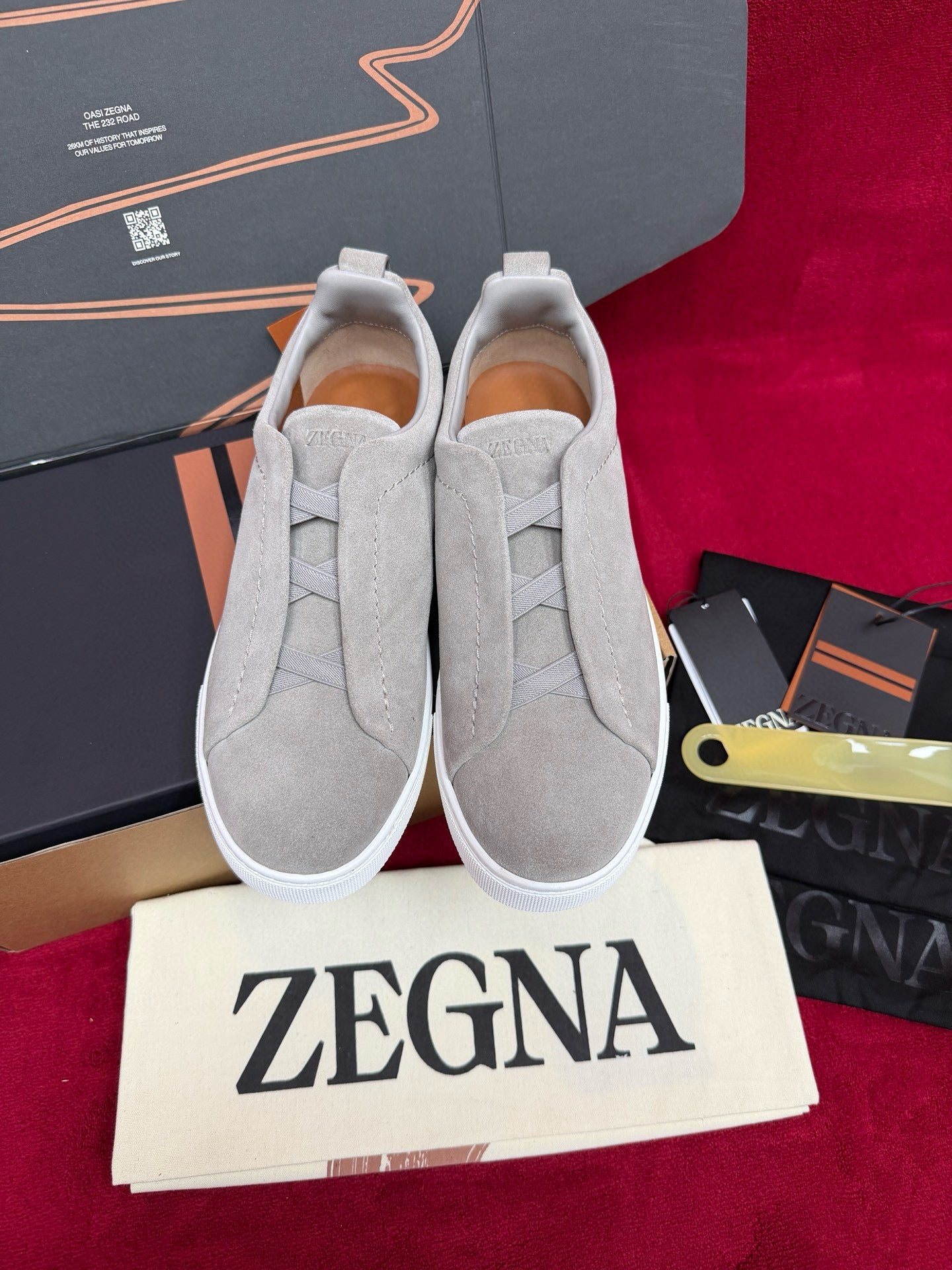 Zegna Suede Sneakers