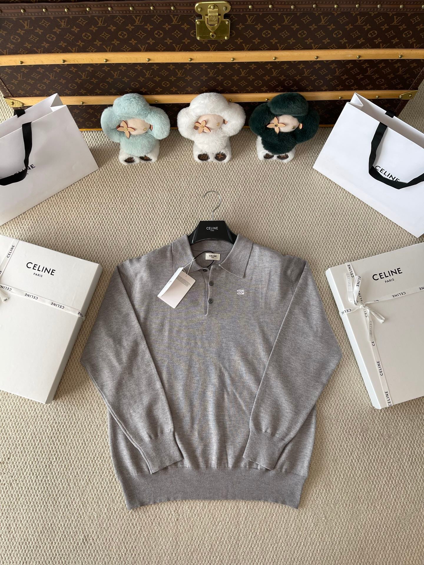 Celine Long Sleeve Polo