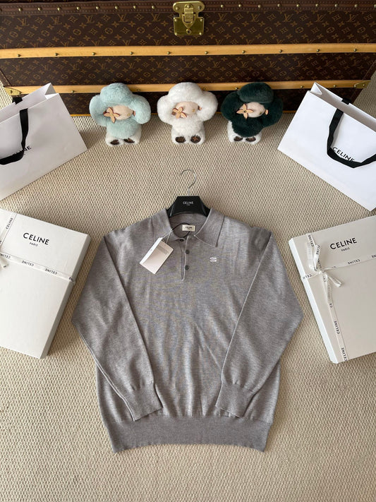 Celine Long Sleeve Polo